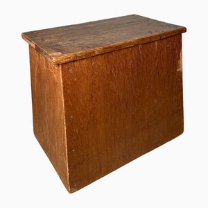 Minimalistischer Fumidai Tritthocker aus Holz, Japan, 1980er