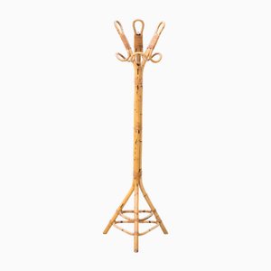 Fir Floor Coat Rack, 1960s
