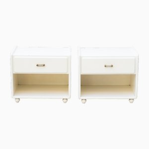 Italian Bedside Tables, 1980s, Set of 2
