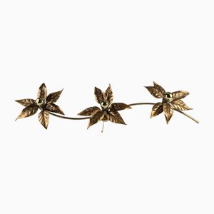 Wall Lamp with Three Flowers by Willy Daro, 1970s