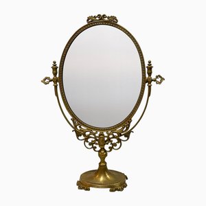 Victorian Brass Mirror