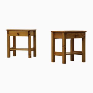 Danish Pine Nightstands from Ikea, 1970s, Set of 2