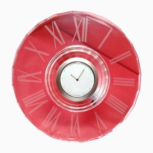 Helios 168003 Table Clock in Crystal with Swiss Movement from Swarovski