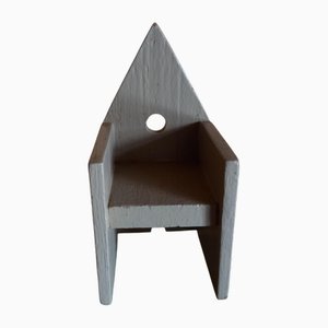 Miniature Beige Gray Vescovina by Lanfranco Benvenuti for Meccani Arredamenti, 1985