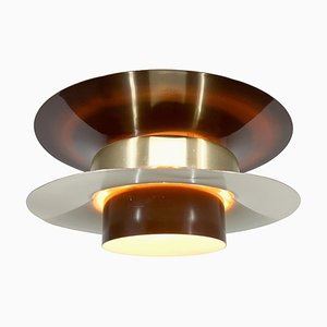 Space Age German Pendant Light in Metal, 1970s