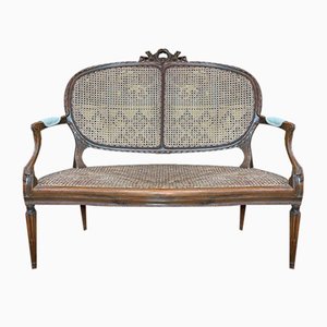 Louis Xvi Style Cane Bench