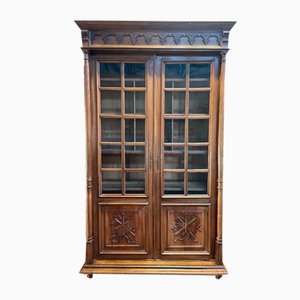 Renaissance Style Walnut Showcase