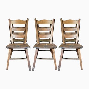 Savoyard Dining Chairs in Oak, Set of 6