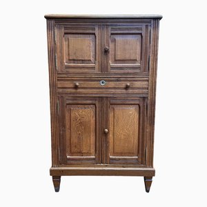 Louis Xvi Style Entrance Cabinet in Oak, 1900s