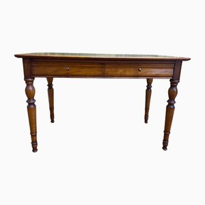 Louis Philippe Style Flat Desk with Zippers