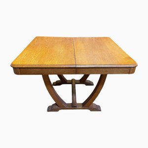 Art Deco Period Dining Table in Oak