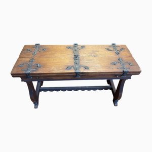 Renaissance Style Drop-Leaf Dining Table