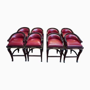 Bar Stools by Pierre Counot Blandin, Set of 8