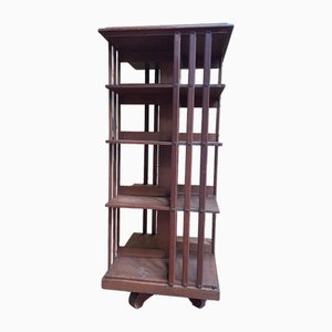 Revolving Bookcase in Oak by G. Borgeaud, Paris, France