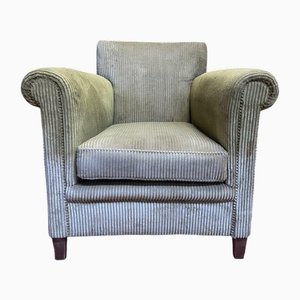 Art Deco Corduroy Club Armchair