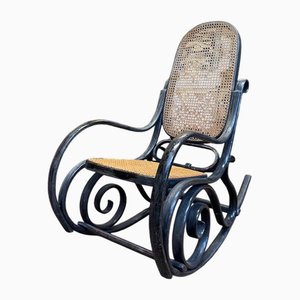 Stained Bentwood Rocking Chair