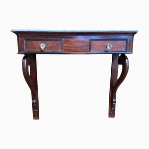 Napoleon III Period Console in Mahogany