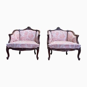 Set of Louis XV Rocailles Armchairs