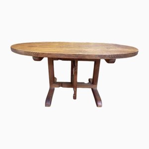 Oak Winegrower Target Coffee Table