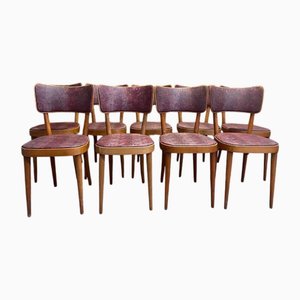 Bistro Chairs from Baumann, Set of 9