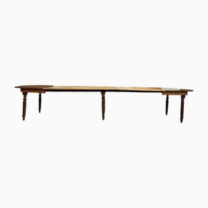 Louis Philippe Oak Farmhouse Dining Table