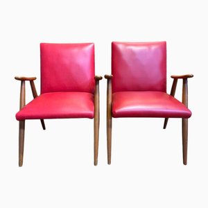Set of Grasshopper Armchairs, 1950s