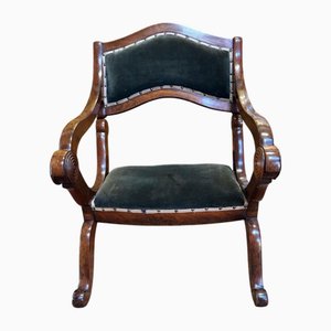 Napoleon III Prie Dieu Armchair in Mahogany