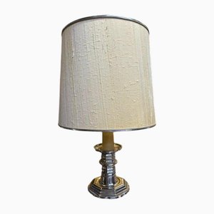 Silver Metal Floor Lamp