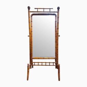 Psyche Mirror in Bamboo
