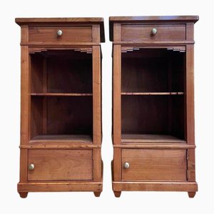 Art Deco Louis Philippe Style Bedside Tables, Set of 2