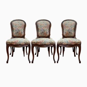 Louis Xv Style Oak Chairs, Set of 6