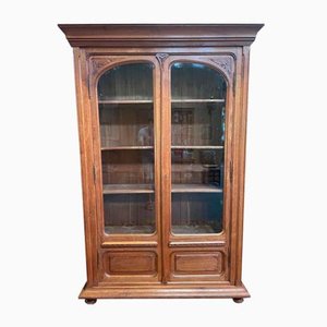 Art Nouveau Oak Showcase