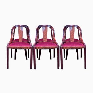 Sillas Gondola Art Déco. Juego de 6