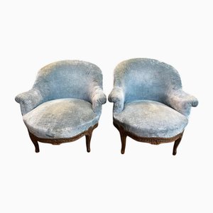 Set of Louis XV Toad Armchairs
