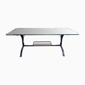 Wrought Iron and Iron Dining Table