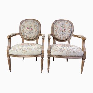 Set of Louis XVI Cabriolet Armchairs