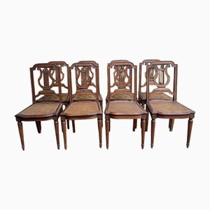 Sillas Luis XVI Lira de Caning