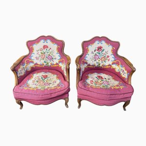 Set of Louis XV Bergere Armchairs