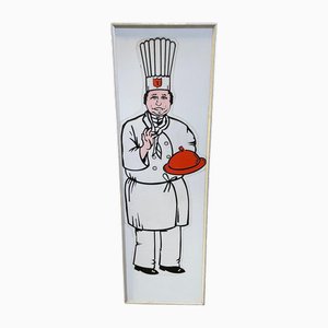 Illuminated Restaurant Sign Paul Bocuse