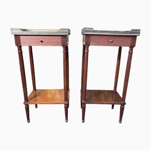 Louis XVI Bedside Tables, Set of 2