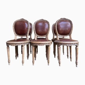 Louis XVI Chairs, Set of 6