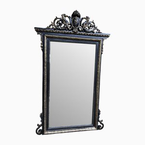 Espejo de madera ennegrecida Napoleon III