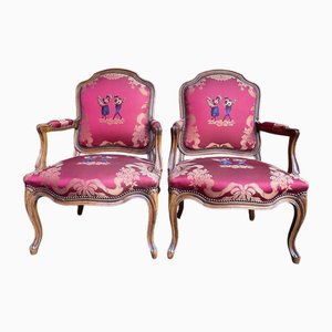 Set of Louis XV Cabriolet Armchairs