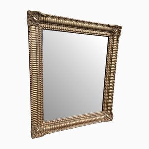 Napoleon III Mirror with Gold Leaf