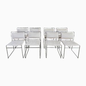 Chrome Chairs, 1970s, Set of 8