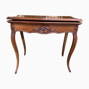 Louis XV Walnut Games Table