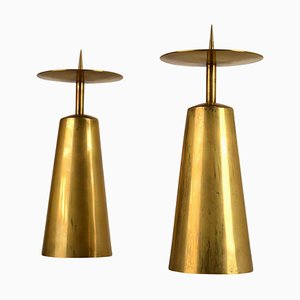 Large Mid-Century Modern Candleholders, 1960, Set of 2