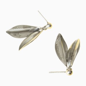 Orecchini in argento di Gertrud Engel, 1950, set di 2