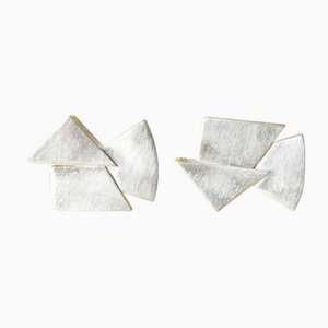 Scandinavian Modern Earrings by Rey Urban, 1960s, Set of 2