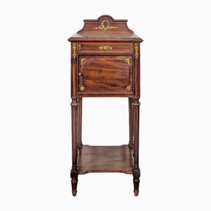 Louis XVI Style Mahogany Bedside Table